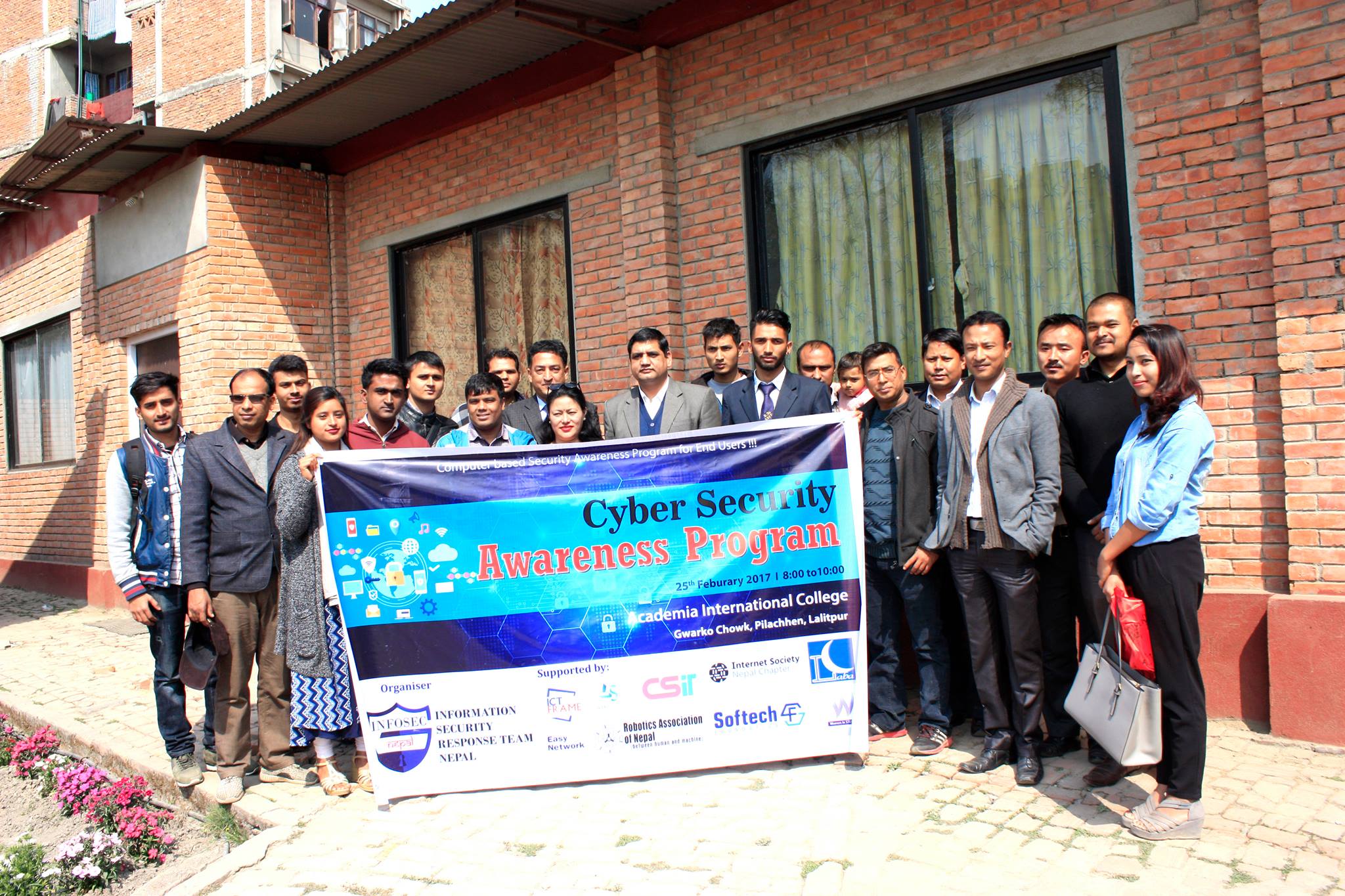 Cyber security awareness at Academia college